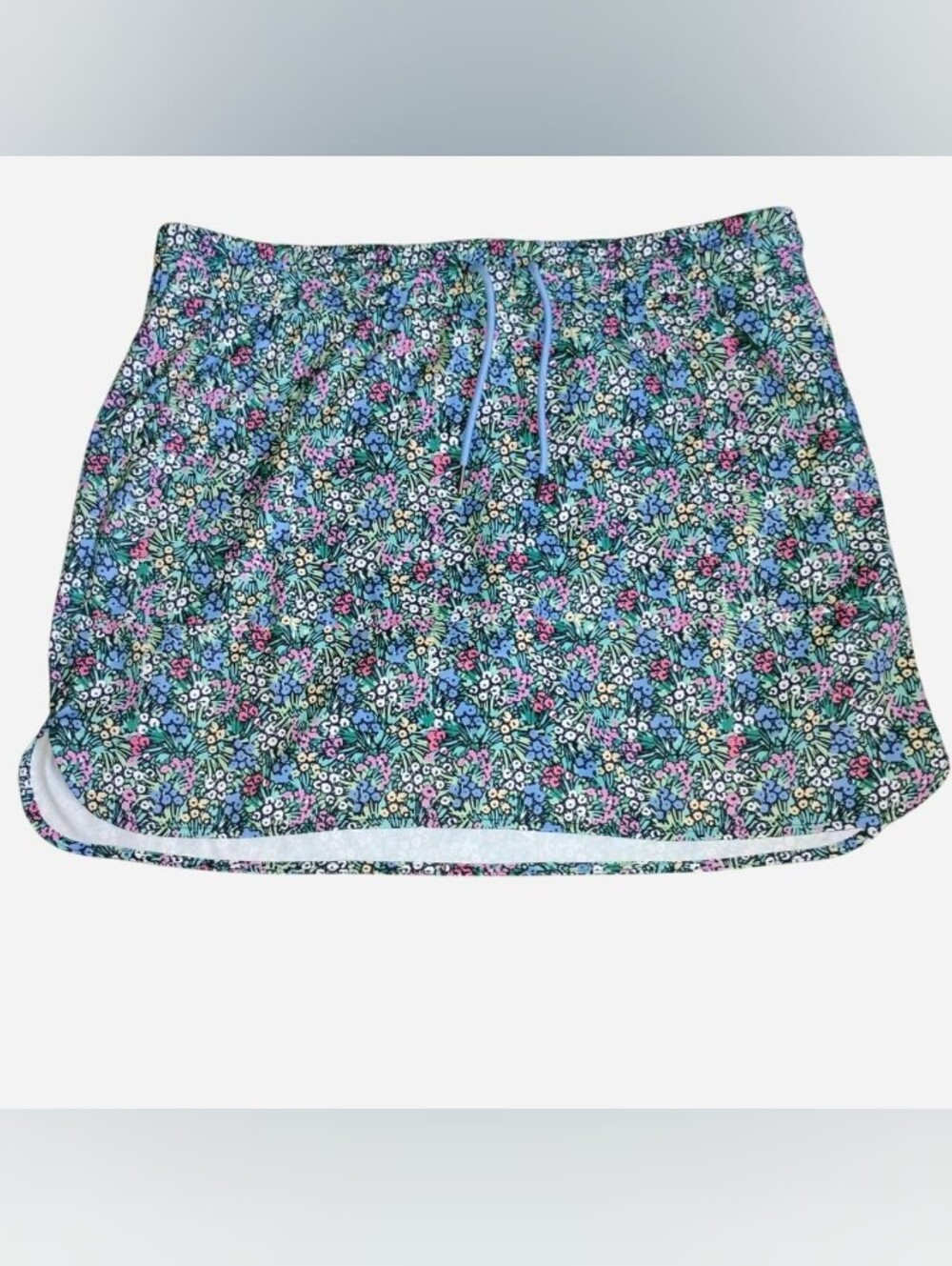St. John's Bay Women's Floral Print Drawstring Skort – Size XL